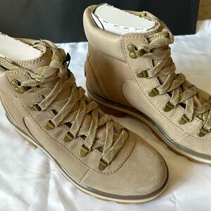 Sorel Lennox Hiker Winter Boot SKTD Taupe Size 8 NWT